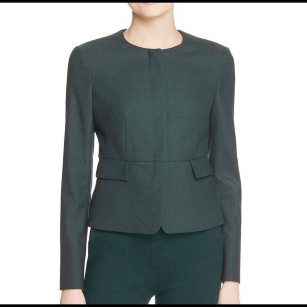Boss Hugo Boss Womens Jokile Suit Blazer/ Gray size 10/ new with tags